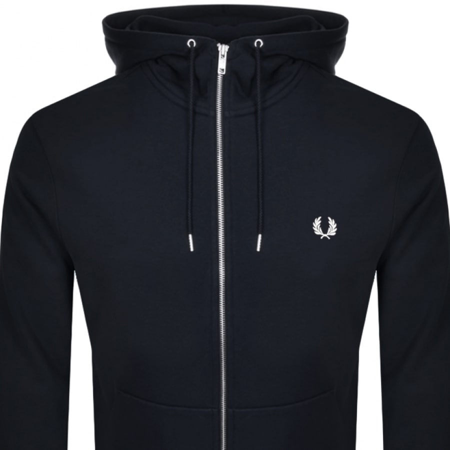 Alternative Image for ProductFred Perry Full Zip Hoodie Navy2